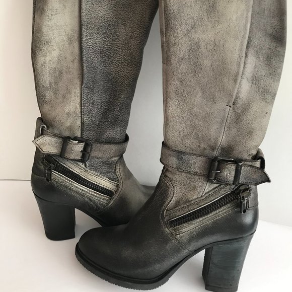 Ladies White Mountain Summit Tall Leather Boots - Picture 1 of 15